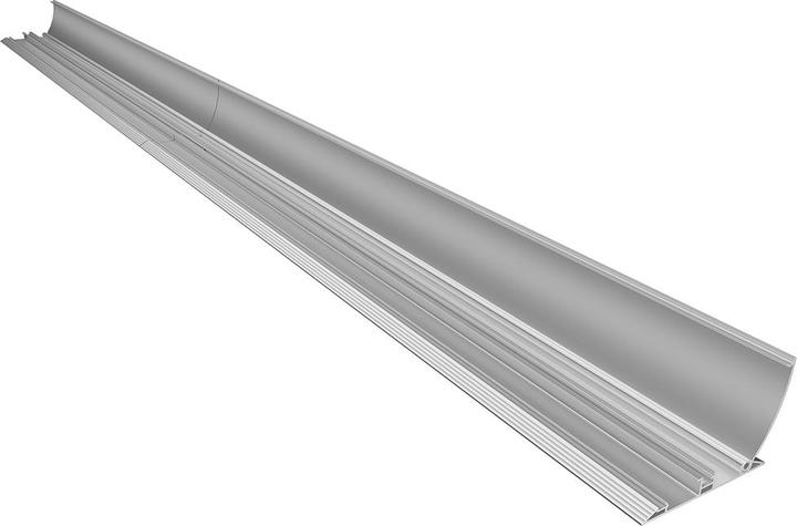 Multibrackets M Cable Cover Floor Aluminium 139mm-W 2200mm-L (Cable hole, 220 cm)