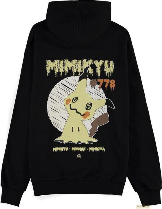 Image du produit Difuzed Pokémon - Mimikyu - Sweat à capuche zippé pour homme - 2XL (XXL)