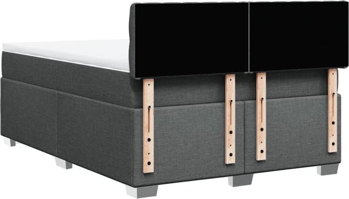 Produktbild VidaXL Bo x springbett mit Matratze 160 x 200 cm Stoff (160 x 200 cm, 160 x 200 cm)