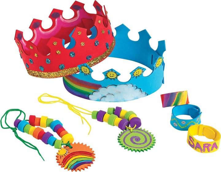 Colorations Färbungen – Machen und dekorieren Sie Ihr eigenes Schaumstoff-Schmuck-Megapak