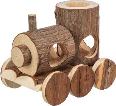 Actual product image Trixie Trein Levin Voor Muizen Schorshout - 17X12X14 Cm