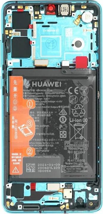 Image du produit Huawei Unité d'affichage + cadre + batterie P30 (nouvelle version) aurora blue 02354HRH