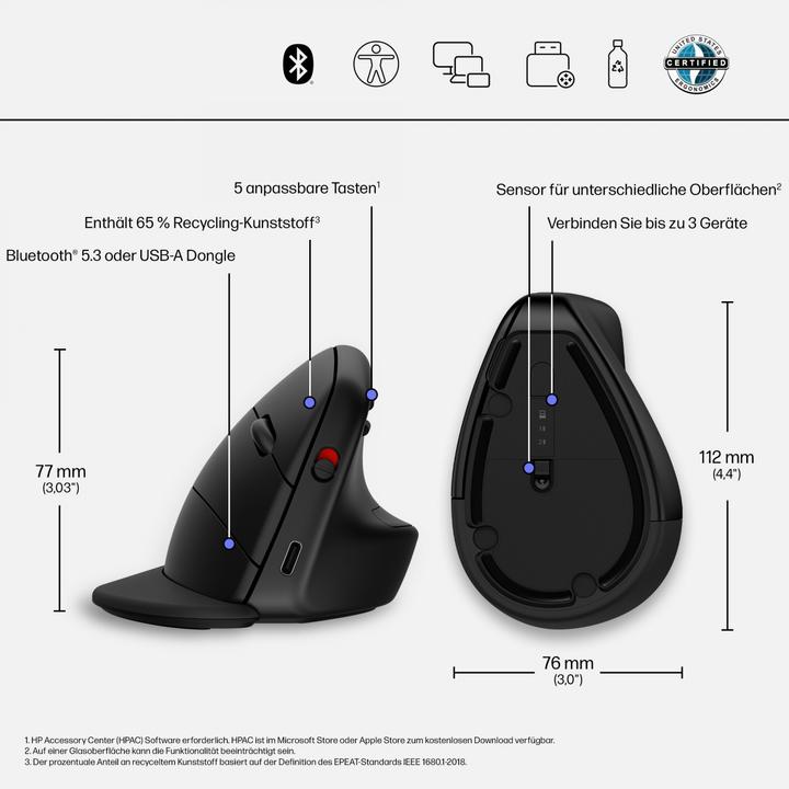 Actual product image HP 925 Ergo (Wireless)