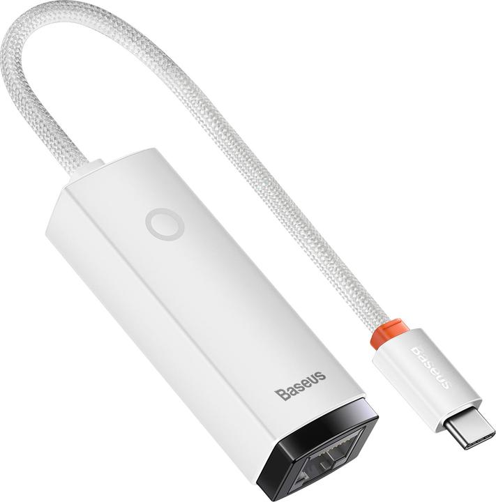 Produktbild Baseus Lite Series USB-C to RJ45 network adapter (white) (USB-C)