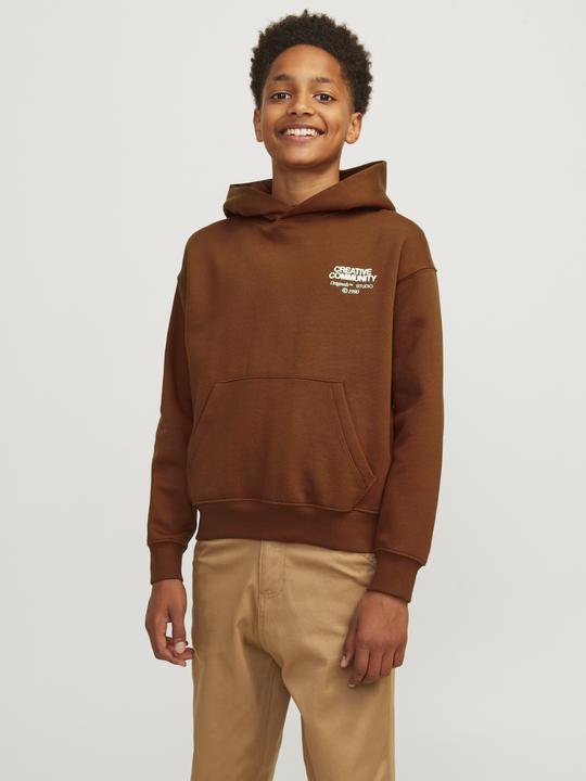 Actual product image Jack & Jones Jornoho Back Graphic Sweat Hood Mni (128)