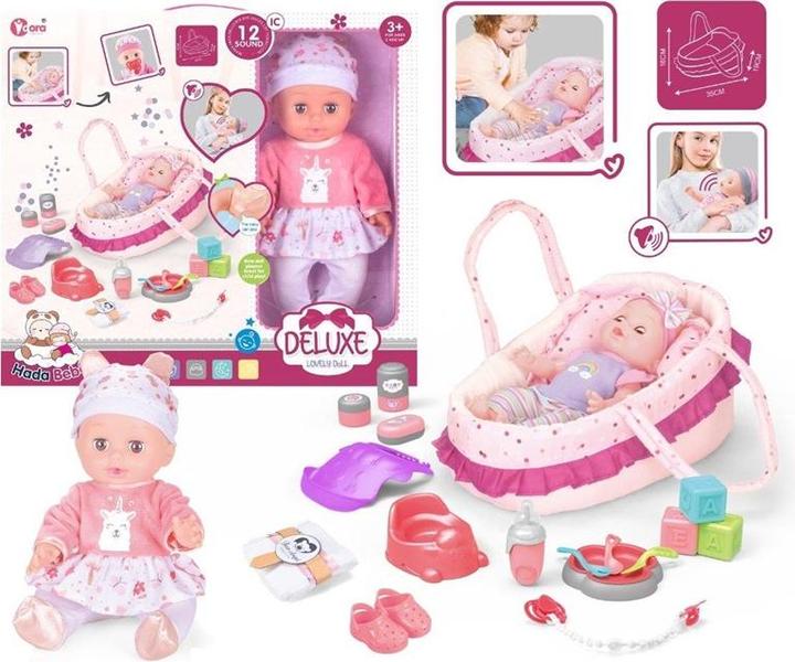 Produktbild Komelon 14in Doll Backpack Set With Drink /Pee
