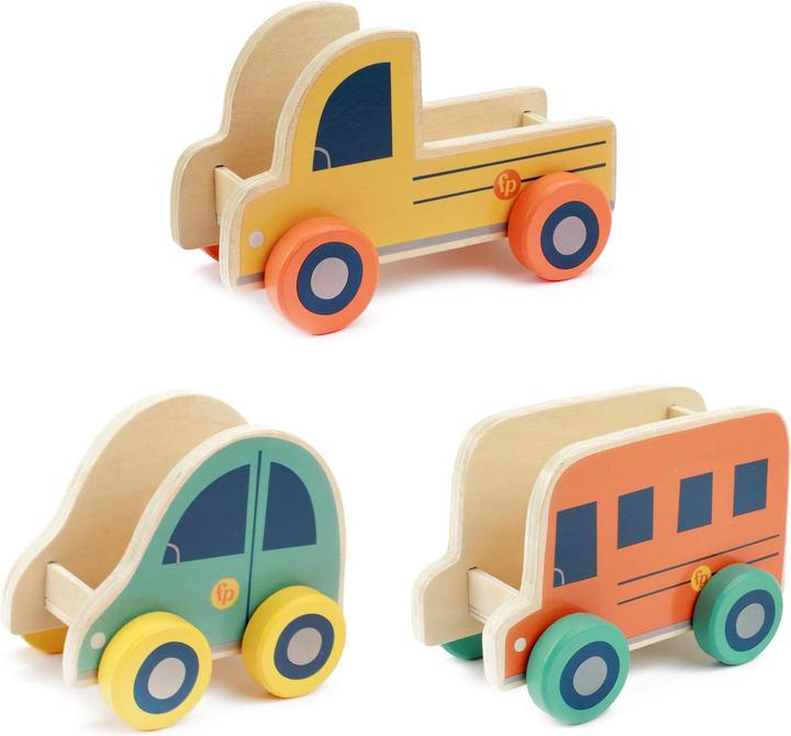 Actual product image Fisher-Price Fisher Price wooden vehicle set, set of 3