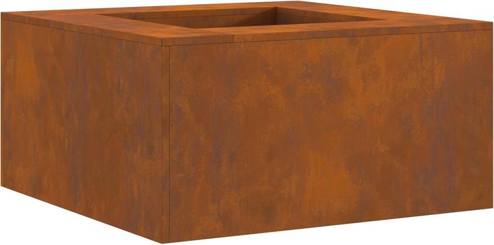 Immagine prodotto VidaXL Focolare quadrato 80x80x40 cm Acciaio resistente alle intemperie (80 cm)