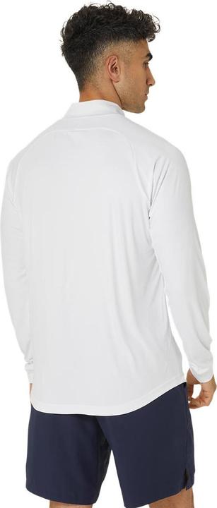 Actual product image ASICS Performance Asics Court Ls 1/2 Zip Top White Man (S)