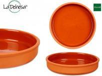 La Dehesa earthenware pot 23 cm brown color