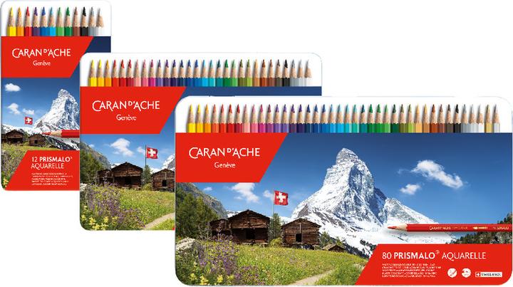 Produktbild Caran d'Ache Prismalo Aquarelle Metallschachtel (Mehrfarbig, 30 x)