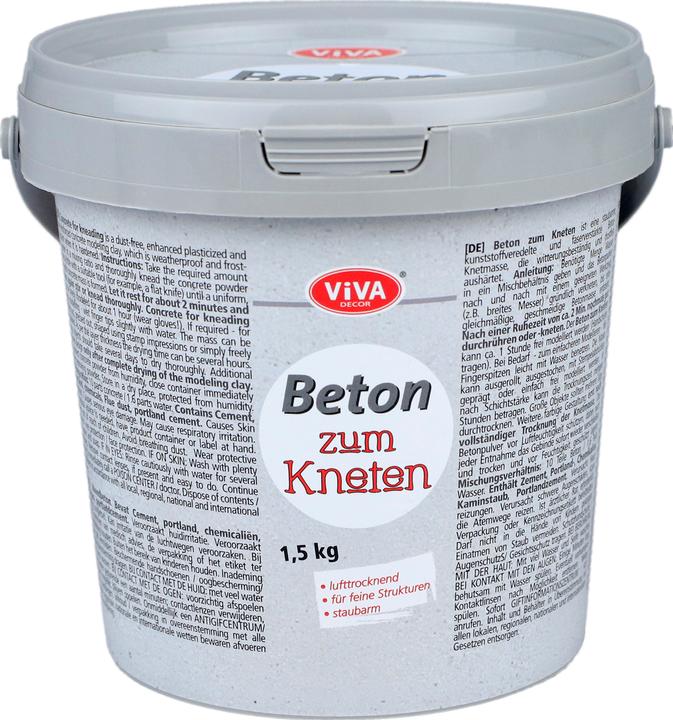Actual product image Viva Decor Concrete for kneading, 1.5 kg bucket
