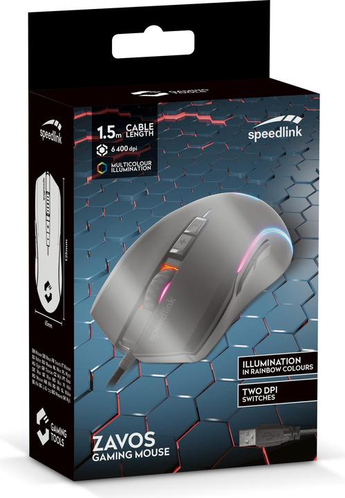 Produktbild Speedlink Zava-Maus (SL-680022-RBK) (Kabelgebunden)