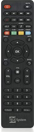 Produktbild Telesystem Fernbedienung Original für TS9018HD Sat-Receiver (Gerätespezifische Fernbedienung, Infrarot)