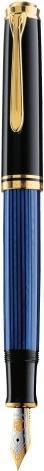 Produktbild Pelikan Füllhalter M400 Schwarz-Blau B Etui (Schwarz/Blau, 1 x)