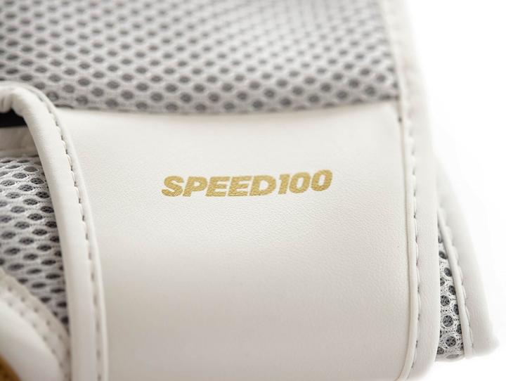 Produktbild adidas Boxhandschuhe Speed 100, ADISBG100 weiss/gold (16 OZ)