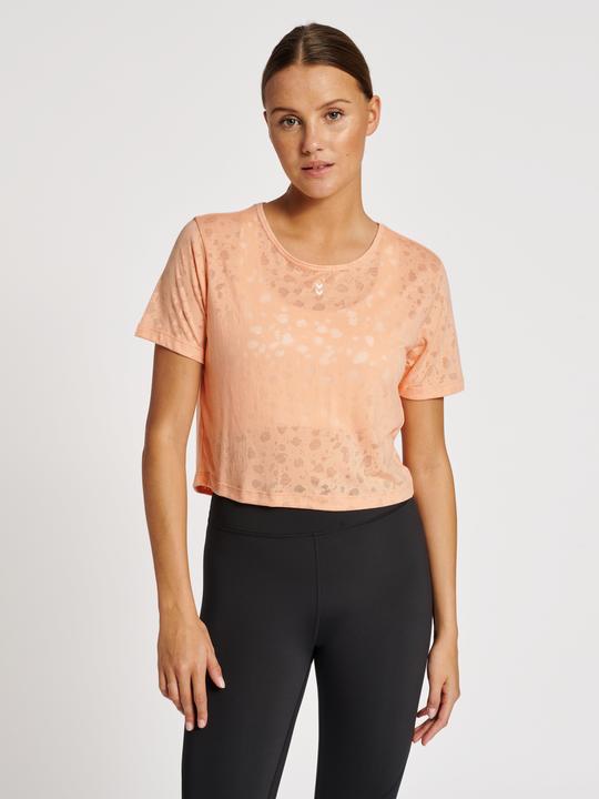 Actual product image hummel Hmlmt Iris Burnout Crop T-Shirt (L)