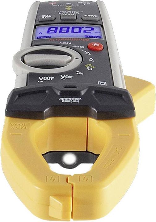 Image du produit Multimetrix Pince ampèremétrique CM 604 numérique avec étui CAT III 600V Affichage (Counts) : 4000 (CAT III 600V)