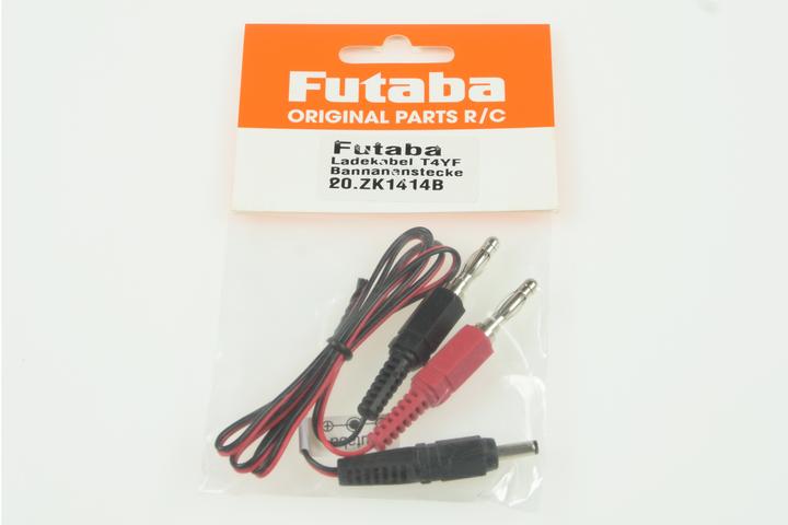 Actual product image Futaba Charging cable 3PL/4PK/4YF/T6J/T8J banana plug