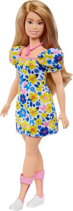 Immagine prodotto Barbie Bambola fashionista con sindrome di Down con un vestito a fiori