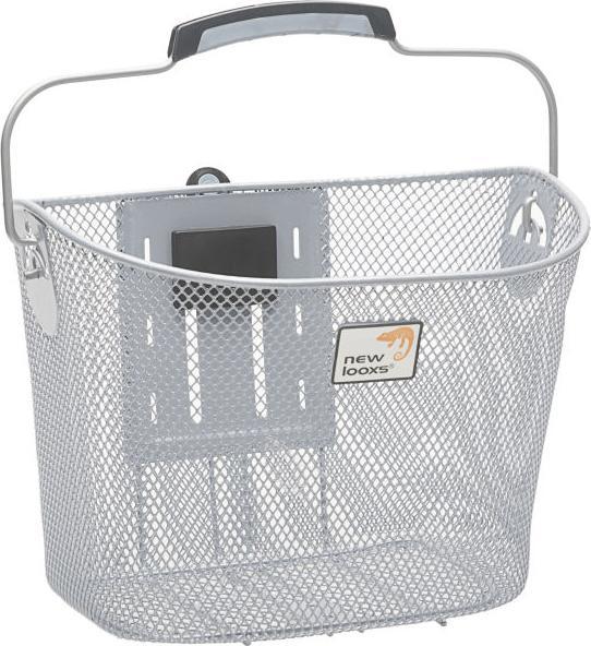 New Looxs KORB TOSCANE SMARTLOCK SILVER 19L STEEL 34X25X25CM (19 l)