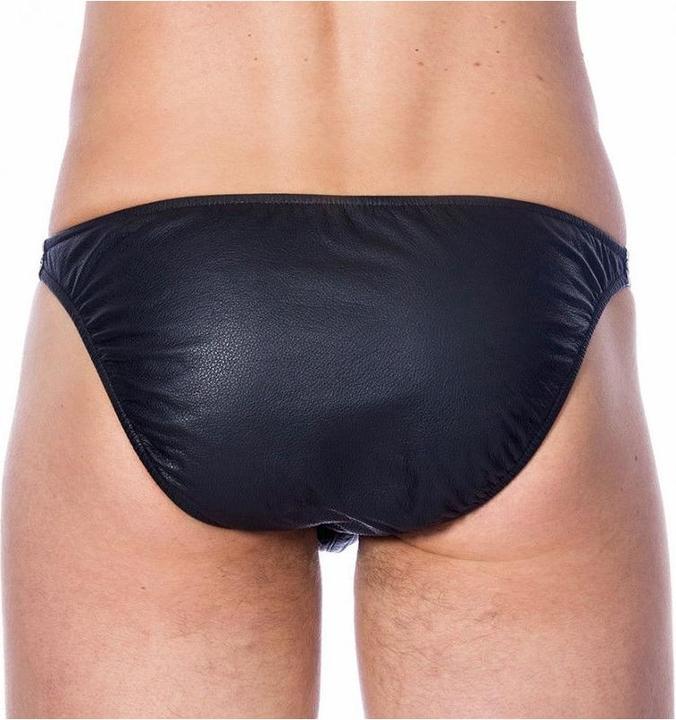 Produktbild Rimba Herren -Slipleder mit Reissverschluss vorne - Schwarz - Grösse m (S, M, L, XL)
