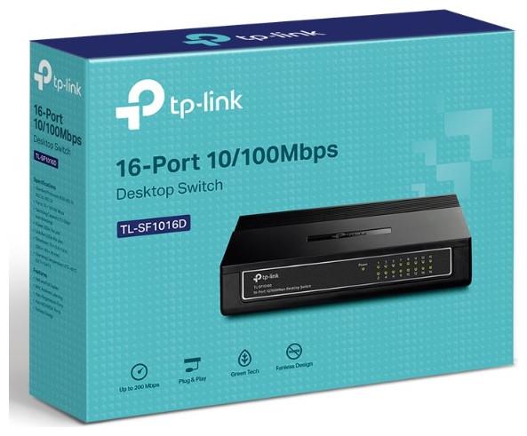 Produktbild TP-Link Tl-Sf1016d (16 Ports)