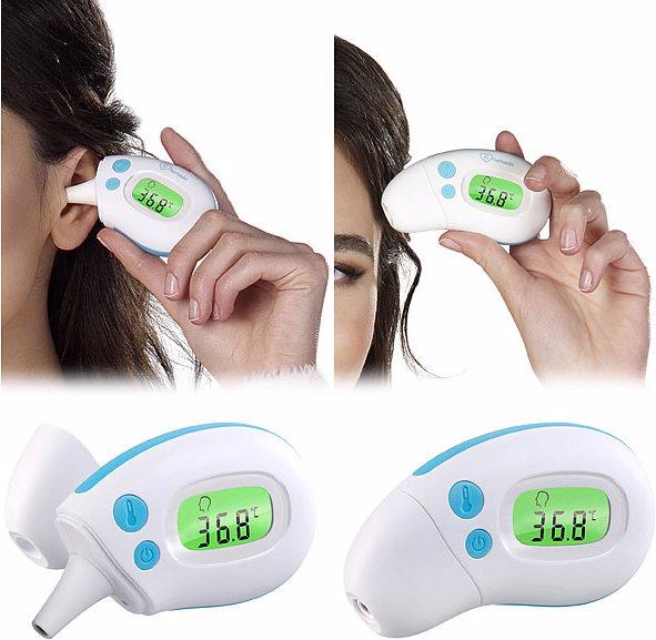 Image du produit Newgen medicals Thermomètre infrarouge 2en1 (Auriculaire, Front)