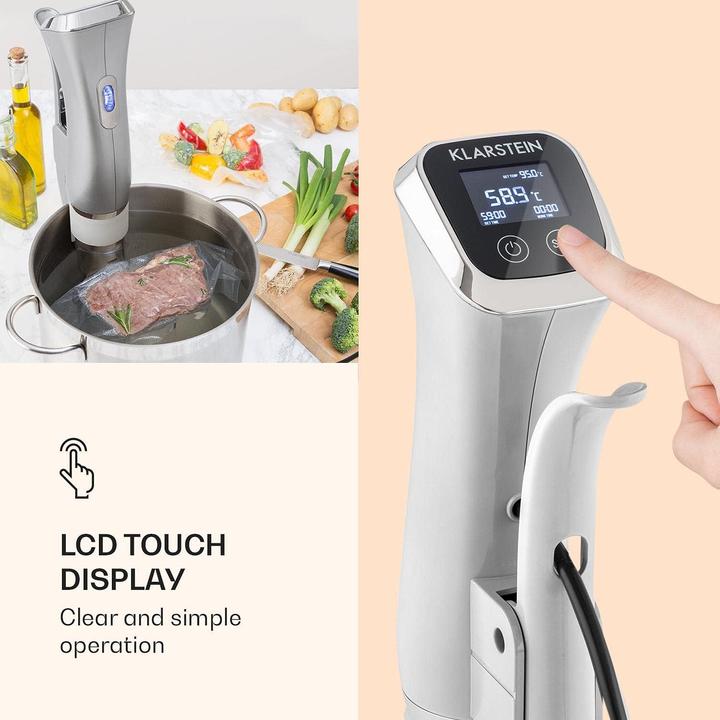 Produktbild Klarstein Quickstick Sous Vide Garer Silber