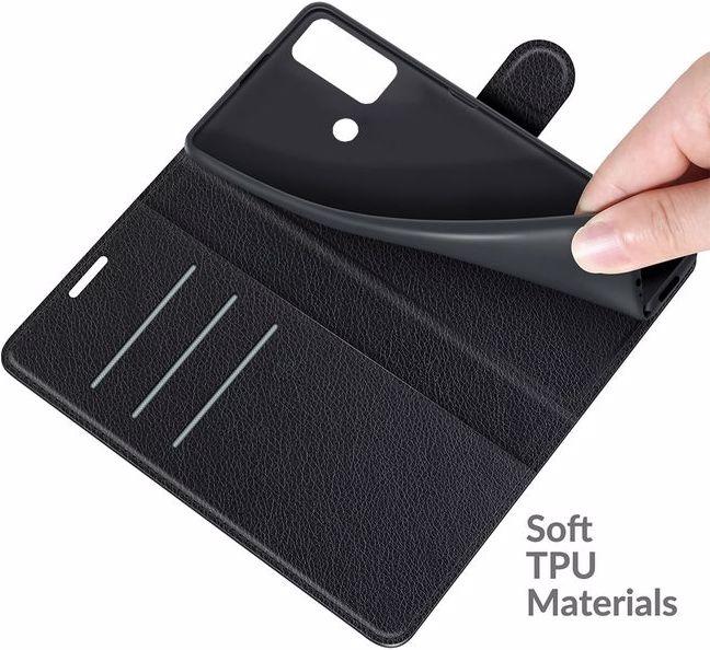 Productafbeelding MU Classic Litchi Leren Boekomslag Serie (Wiko Power U30)