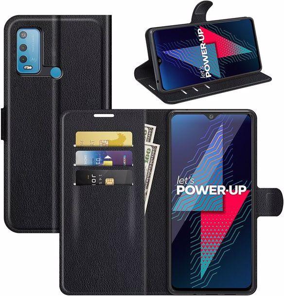 Productafbeelding MU Classic Litchi Leren Boekomslag Serie (Wiko Power U30)