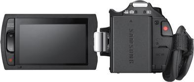 Actual product image Samsung HMX-H200, Full-HD Flash Camcorder, 20x optical zoom