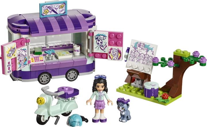 Actual product image LEGO Emma's rolling art kiosk (41332, LEGO Friends)