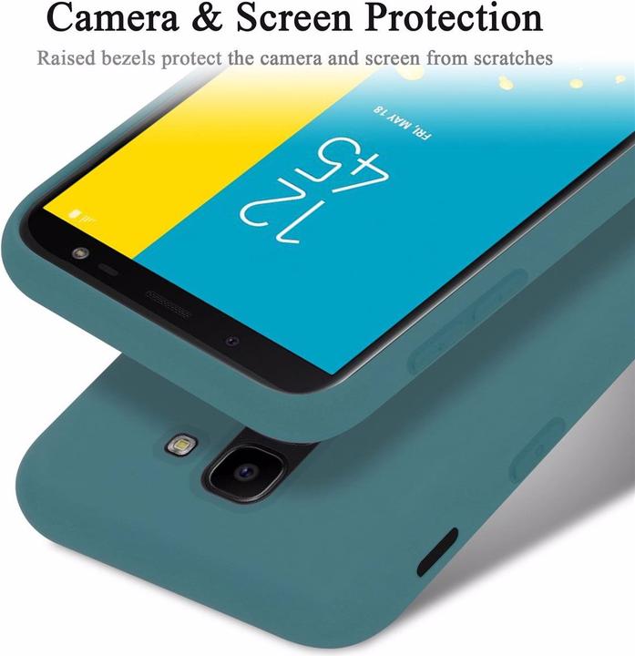 Productafbeelding Cadorabo TPU Liquid Silicone Case Cover (Samsung Galaxy J6 (2018))