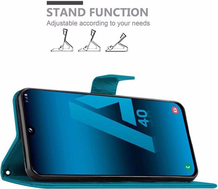 Productafbeelding Cadorabo Bloemen Boekomslag (Samsung Galaxy A40)