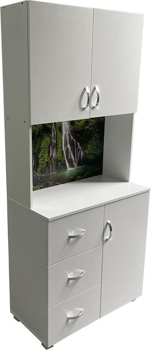 Produktbild HTI-Living Badschrank Blanca Wellness Motiv Wasserfall (80 x 180 x 40 cm)