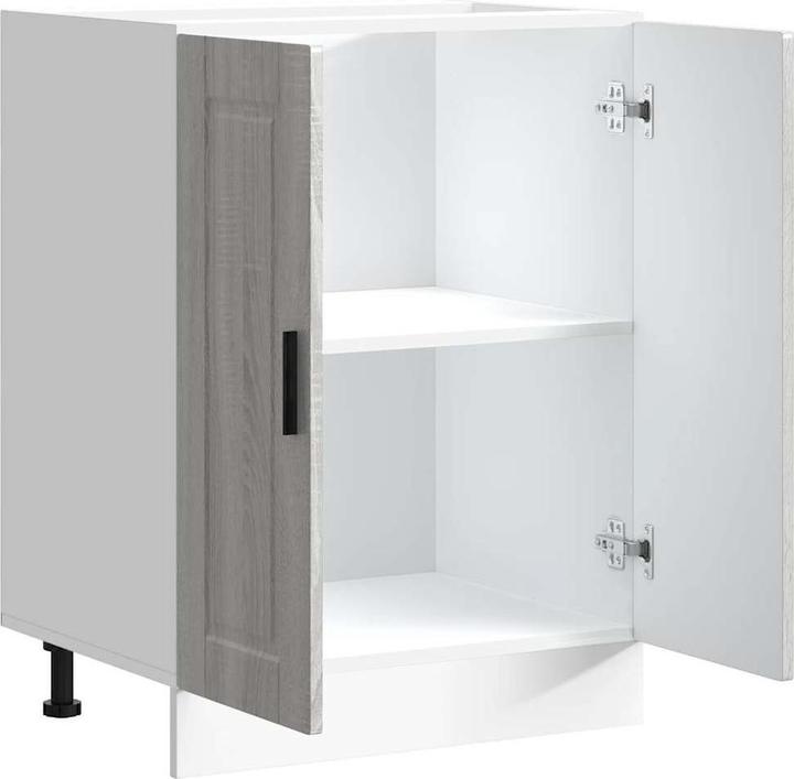 Actual product image VidaXL Kitchen base unit Porto Grey Sonoma wood-based kitchen cabinet
