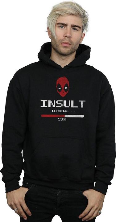 Immagine prodotto Deadpool Insult Loading Felpa con Cappuccio Uomo (XXL)