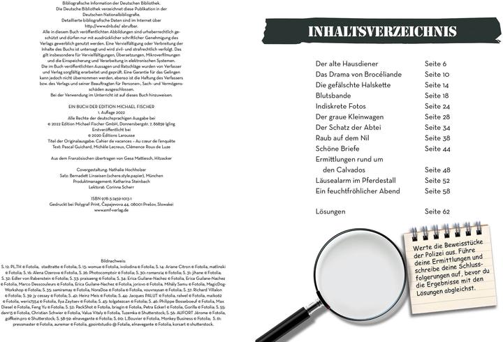 Produktbild Detective Games – Löse die Fälle! (2 Bücher im Bundle) (Deutsch, Pascal Guichard, Gilles Saint-Martin, Clémence Roux de Luze, Michèle Lecreux, 2023)
