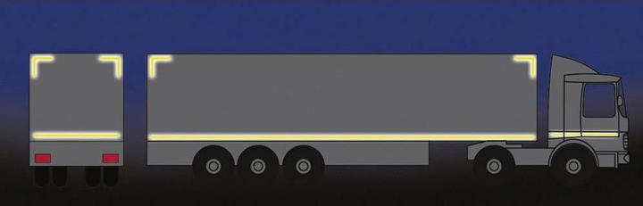 Immagine prodotto 3M Nastro adesivo riflettente per la marcatura dei contorni Diamante Grado di diamante UN ECE 04 (55 mm)