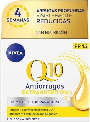 Produktbild NIVEA Q10+ POWER anti-arrugas+extra nutritivo SPF15 50 ml (50 ml, Tagescreme, SPF 15)