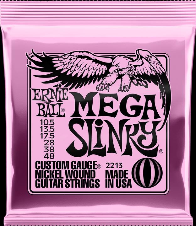 Actual product image Ernie Ball Mega Slinky (6 x, Electric guitar, 0.05")