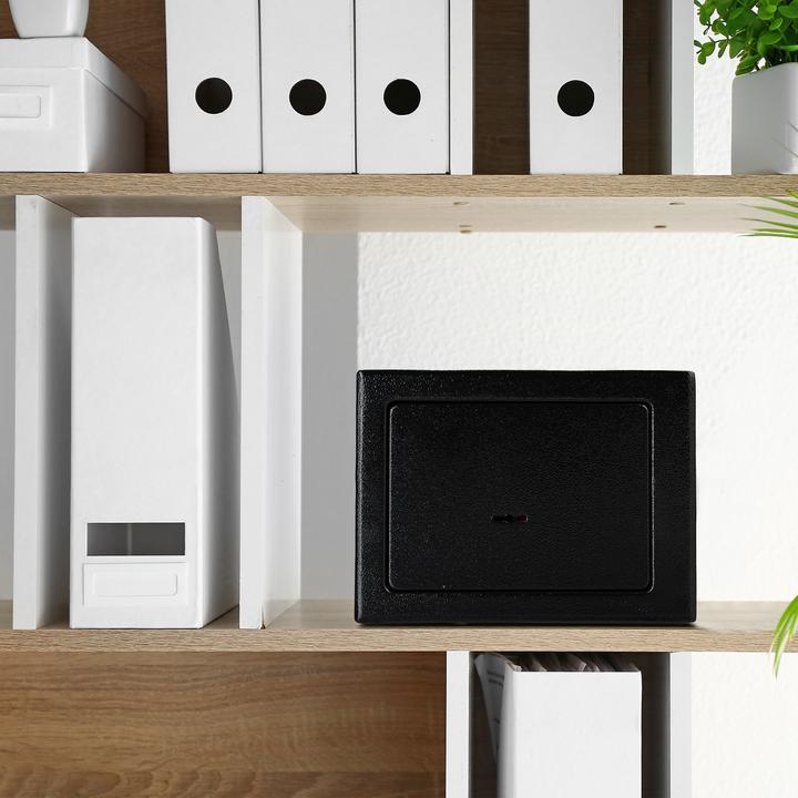Actual product image Relaxdays Home Safe With Keys, Double-Bit Lock