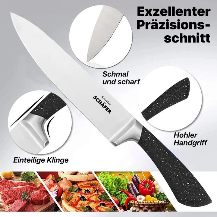 Produktbild Schäfer IT-Systems Messer Set Messerblock Kochmesser-Set Messerhalter Messerständer