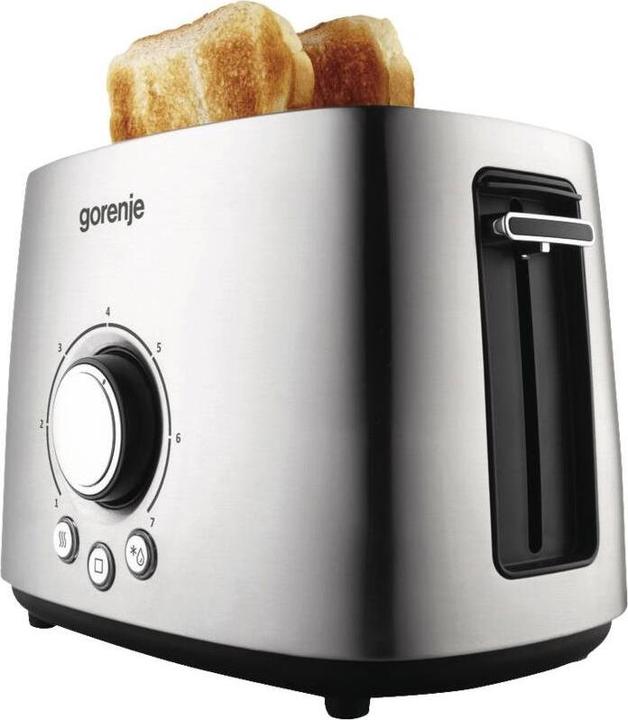 Actual product image Gorenje T1000E Toaster, Power 1000 W, Stainless Steel