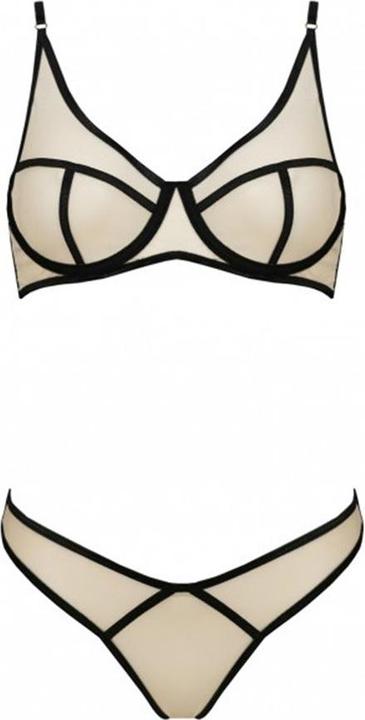 Actual product image Passion PE Serara 2pcs set beige S/M (S, M)