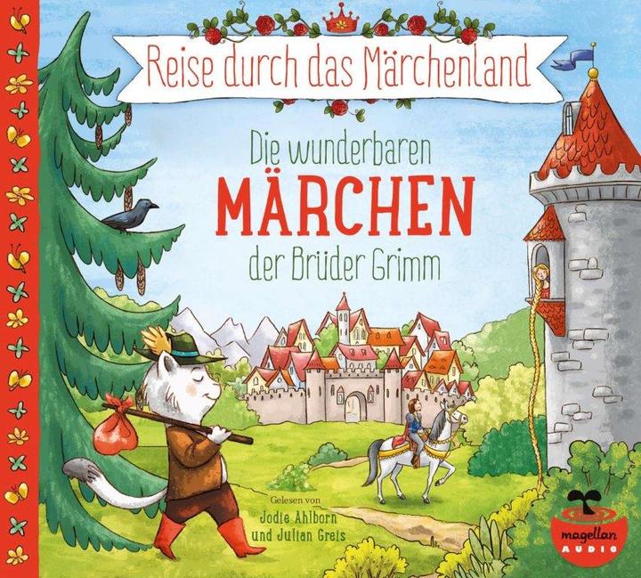 Actual product image Journey through Fairyland - The Wonderful Fairy Tales of the Brothers Grimm (Audio CD) (Jacob and Wilhelm Grimm, Rainer Bielfeldt, Larisa Lauber, Jodie Ahlborn, Rusalka Deer, German)