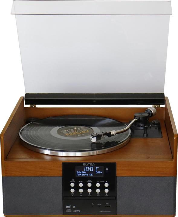 Soundmaster PL910 (Plattenspieler, Bluetooth, CD Player, 1x 10 W)