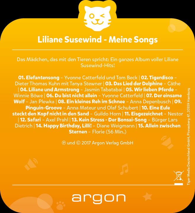 Actual product image Tigermedia Tigercard Liliane Susewind My Songs (German)