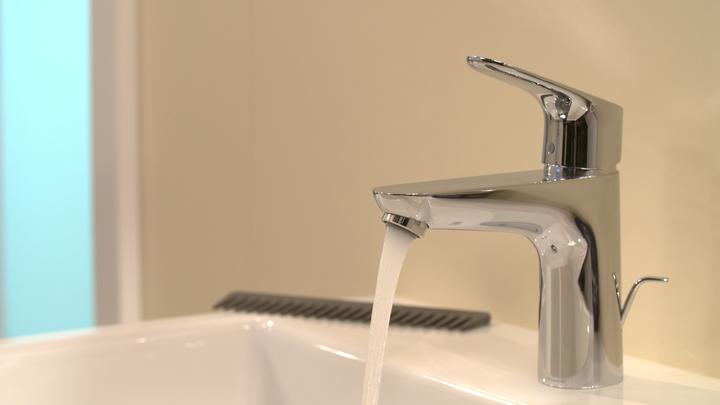 Actual product image hansgrohe Focus single-lever basin mixer 100 with pop-up waste